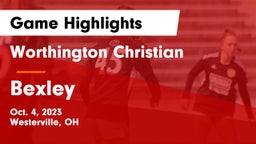 Worthington Christian  vs Bexley  Game Highlights - Oct. 4, 2023