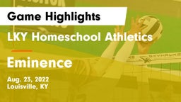 LKY Homeschool Athletics vs Eminence  Game Highlights - Aug. 23, 2022