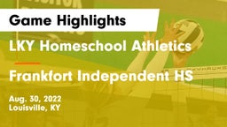 LKY Homeschool Athletics vs Frankfort Independent HS Game Highlights - Aug. 30, 2022