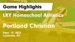 LKY Homeschool Athletics vs Portland Christian Game Highlights - Sept. 19, 2022