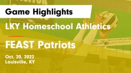 LKY Homeschool Athletics vs FEAST Patriots Game Highlights - Oct. 20, 2022