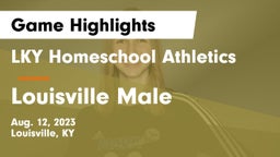LKY Homeschool Athletics vs Louisville Male  Game Highlights - Aug. 12, 2023