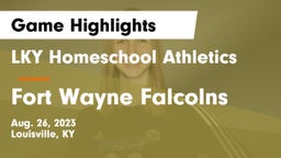LKY Homeschool Athletics vs Fort Wayne Falcolns Game Highlights - Aug. 26, 2023