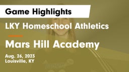 LKY Homeschool Athletics vs Mars Hill Academy Game Highlights - Aug. 26, 2023