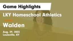 LKY Homeschool Athletics vs Walden Game Highlights - Aug. 29, 2023
