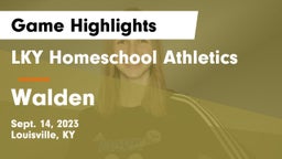 LKY Homeschool Athletics vs Walden Game Highlights - Sept. 14, 2023