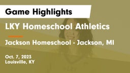 LKY Homeschool Athletics vs Jackson Homeschool - Jackson, MI Game Highlights - Oct. 7, 2023