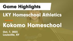 LKY Homeschool Athletics vs Kokomo Homeschool  Game Highlights - Oct. 7, 2023