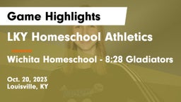 LKY Homeschool Athletics vs Wichita Homeschool - 8:28 Gladiators Game Highlights - Oct. 20, 2023
