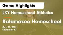 LKY Homeschool Athletics vs Kalamazoo Homeschool Game Highlights - Oct. 21, 2023