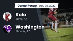 Recap: Kofa  vs. Washington  2022