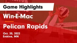 Win-E-Mac  vs Pelican Rapids Game Highlights - Oct. 20, 2022