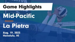 Mid-Pacific vs La Pietra Game Highlights - Aug. 19, 2023
