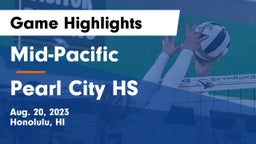 Mid-Pacific vs Pearl City HS Game Highlights - Aug. 20, 2023