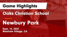 Oaks Christian School vs Newbury Park Game Highlights - Sept. 14, 2023