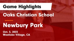 Oaks Christian School vs Newbury Park Game Highlights - Oct. 3, 2023
