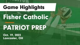 Fisher Catholic  vs PATRIOT PREP Game Highlights - Oct. 19, 2022