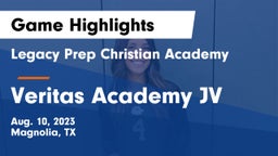 Legacy Prep Christian Academy vs Veritas Academy JV Game Highlights - Aug. 10, 2023