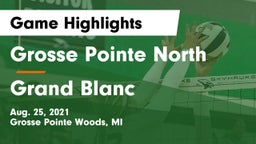 Grosse Pointe North  vs Grand Blanc  Game Highlights - Aug. 25, 2021