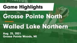 Grosse Pointe North  vs Walled Lake Northern Game Highlights - Aug. 25, 2021