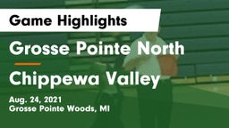 Grosse Pointe North  vs Chippewa Valley  Game Highlights - Aug. 24, 2021