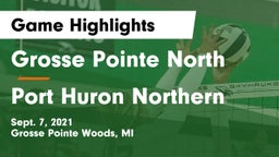 Grosse Pointe North  vs Port Huron Northern  Game Highlights - Sept. 7, 2021