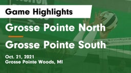 Grosse Pointe North  vs Grosse Pointe South  Game Highlights - Oct. 21, 2021