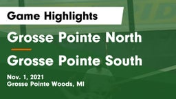 Grosse Pointe North  vs Grosse Pointe South  Game Highlights - Nov. 1, 2021