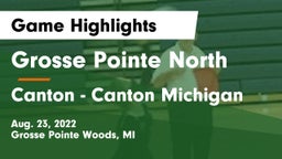 Grosse Pointe North  vs Canton  - Canton Michigan Game Highlights - Aug. 23, 2022