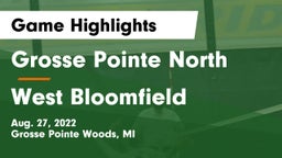 Grosse Pointe North  vs West Bloomfield  Game Highlights - Aug. 27, 2022
