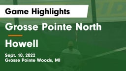 Grosse Pointe North  vs Howell  Game Highlights - Sept. 10, 2022