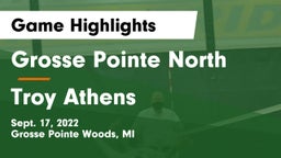Grosse Pointe North  vs Troy Athens Game Highlights - Sept. 17, 2022
