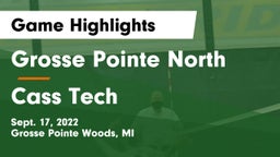 Grosse Pointe North  vs Cass Tech  Game Highlights - Sept. 17, 2022