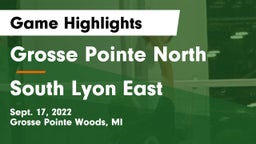 Grosse Pointe North  vs South Lyon East  Game Highlights - Sept. 17, 2022