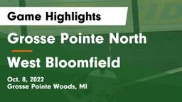 Grosse Pointe North  vs West Bloomfield  Game Highlights - Oct. 8, 2022
