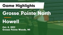 Grosse Pointe North  vs Howell  Game Highlights - Oct. 8, 2022