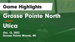 Grosse Pointe North  vs Utica  Game Highlights - Oct. 12, 2022