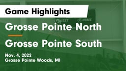 Grosse Pointe North  vs Grosse Pointe South  Game Highlights - Nov. 4, 2022
