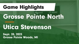 Grosse Pointe North  vs Utica Stevenson  Game Highlights - Sept. 20, 2023