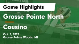 Grosse Pointe North  vs  Cousino Game Highlights - Oct. 7, 2023