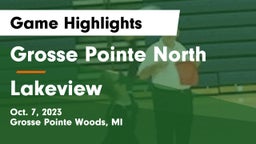 Grosse Pointe North  vs Lakeview  Game Highlights - Oct. 7, 2023