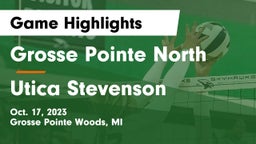 Grosse Pointe North  vs Utica Stevenson  Game Highlights - Oct. 17, 2023