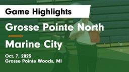 Grosse Pointe North  vs Marine City Game Highlights - Oct. 7, 2023