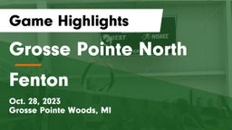 Grosse Pointe North  vs Fenton  Game Highlights - Oct. 28, 2023