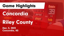 Concordia  vs Riley County  Game Highlights - Dec. 5, 2023