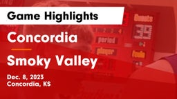 Concordia  vs Smoky Valley  Game Highlights - Dec. 8, 2023