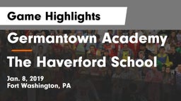Germantown Academy vs The Haverford School Game Highlights - Jan. 8, 2019