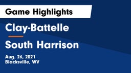 Clay-Battelle  vs South Harrison  Game Highlights - Aug. 26, 2021