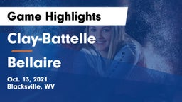 Clay-Battelle  vs Bellaire  Game Highlights - Oct. 13, 2021