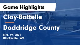 Clay-Battelle  vs Doddridge County Game Highlights - Oct. 19, 2021